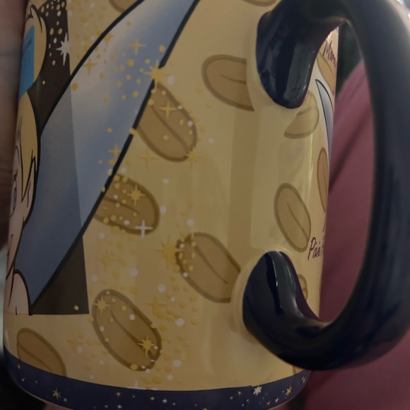 NWOT DISNEY Tinker Bell Magical Mornings Mug W/Painted Handle and Sharp Images - Picture 10 of 11